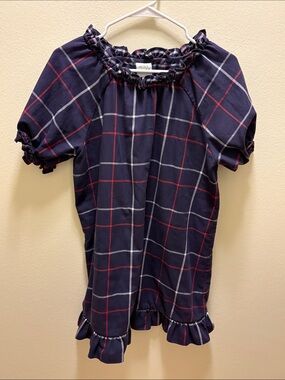 Hill House Home purple plaid dress